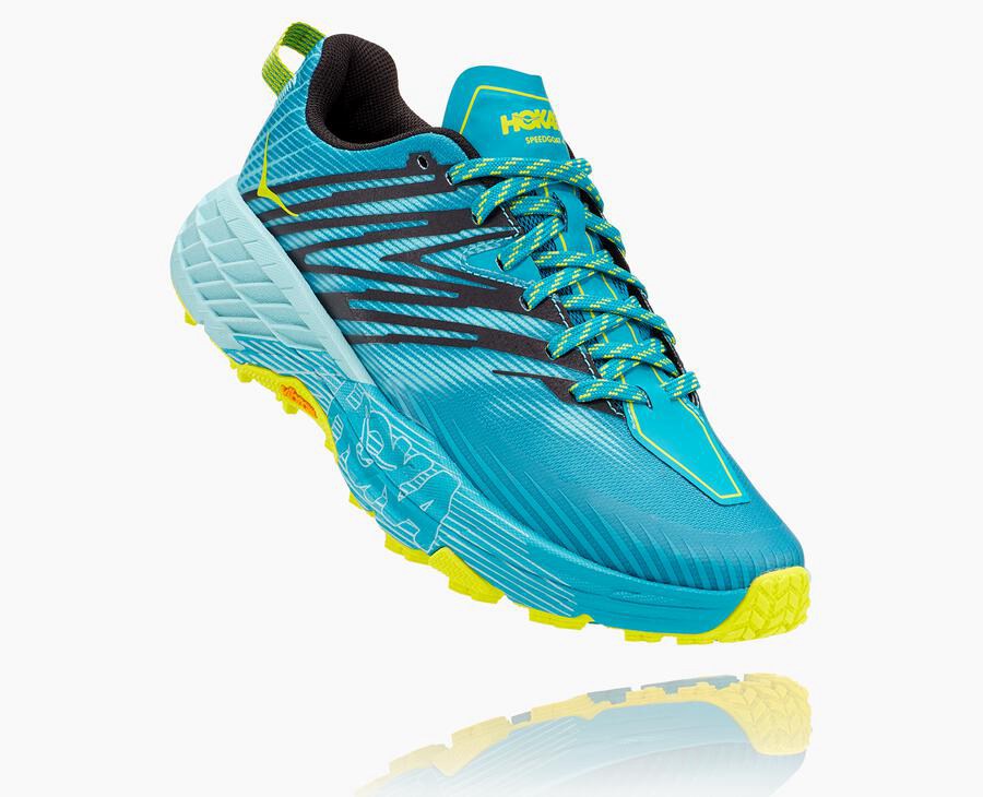 Hoka One One Trainers Womens Turquoise - Speedgoat 4 - 72953ENBD